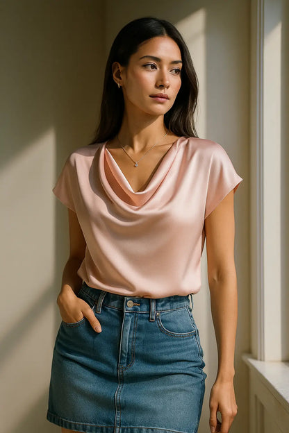 Silk T-shirt