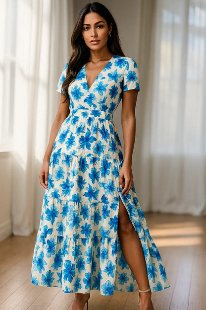 Bohemian Flower Layered Dress