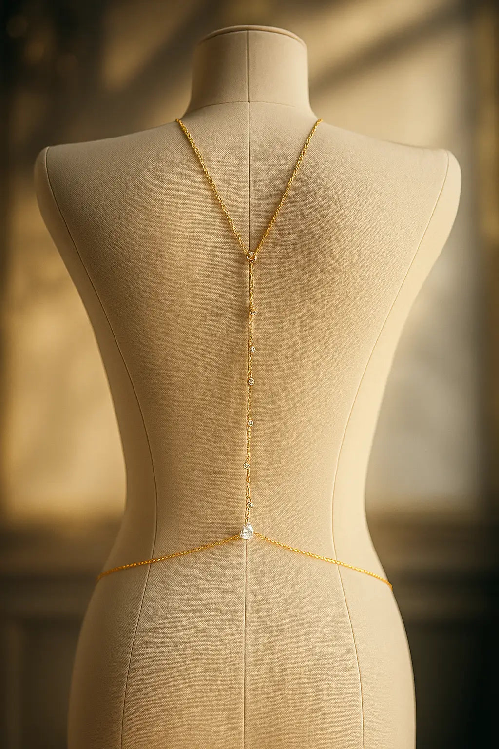 Zirconia Body Chain Necklace