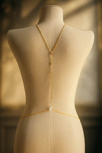 Zirconia Body Chain Necklace