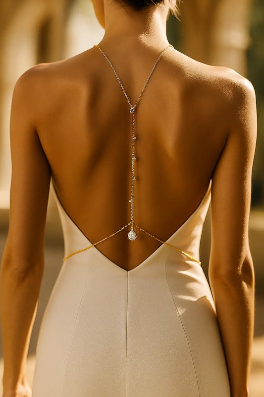 Zirconia Body Chain Necklace