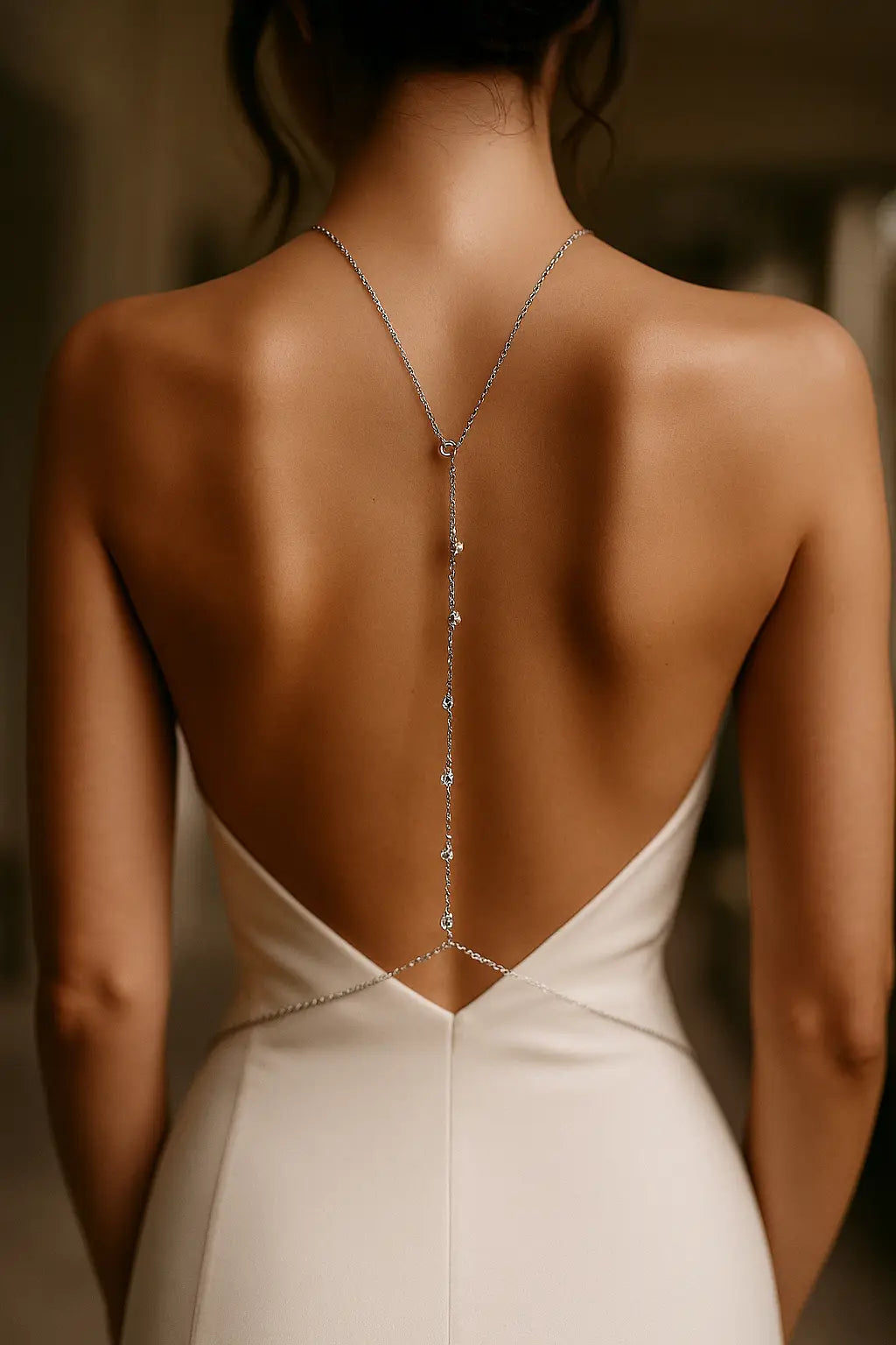 Zirconia Body Chain Necklace